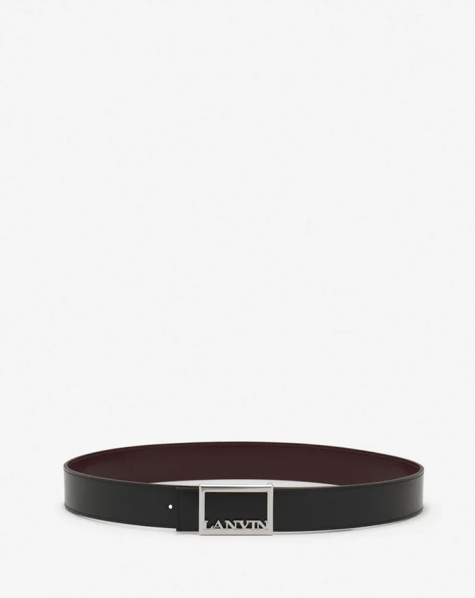 Lanvin Signature Reversible Leather Belt Lanvin Signature Reversible Leather Belt