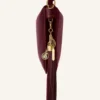 Large Leather Pompom Bag Charm Large Leather Pompom Bag Charm