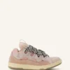 Leather Curb Sneakers