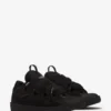Leather Curb Sneakers