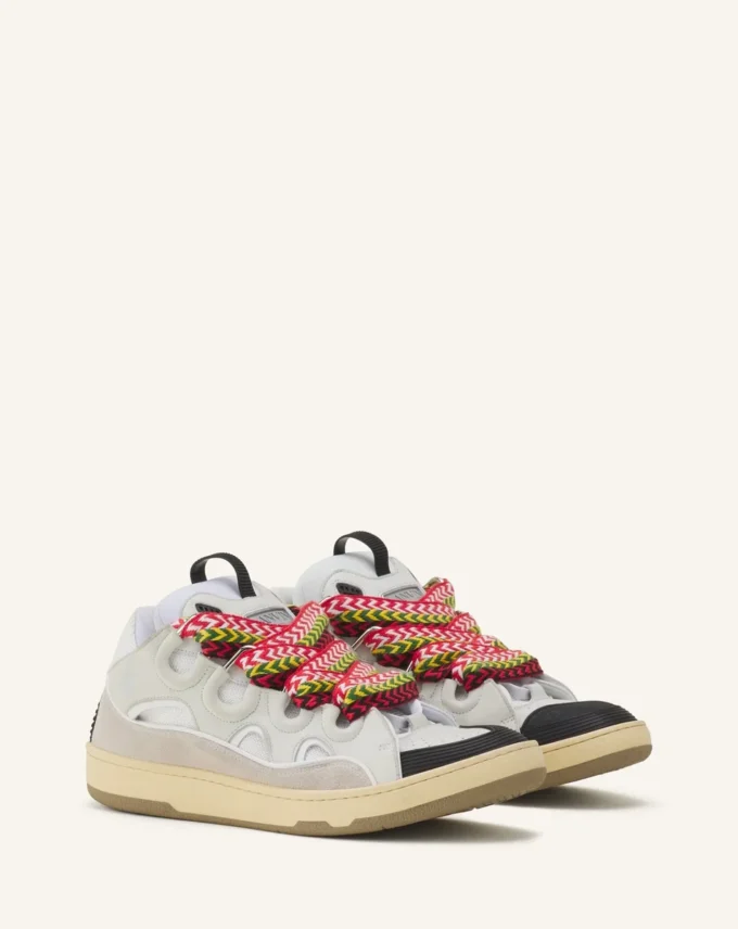 Leather Curb Sneakers