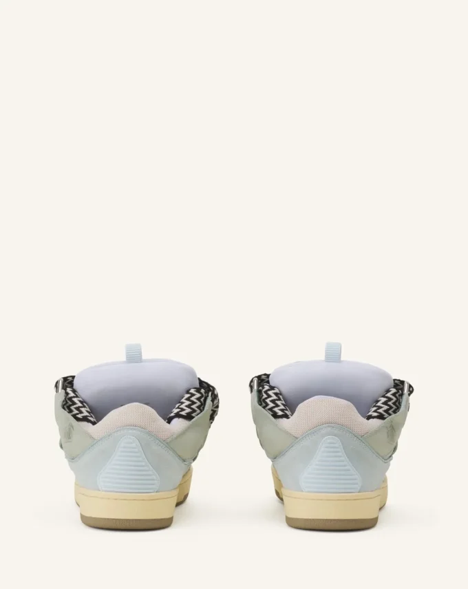 Leather Curb Sneakers