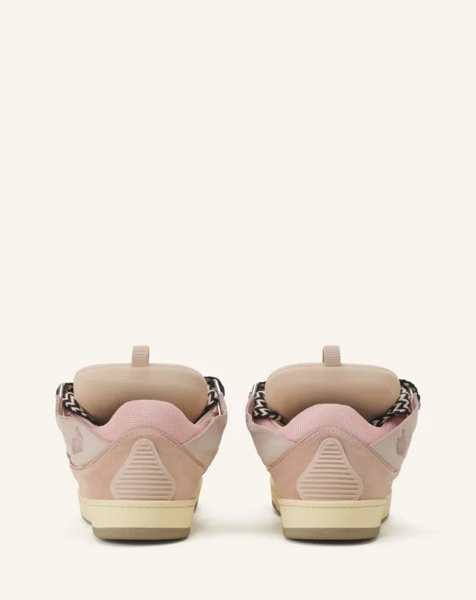 Leather Curb Sneakers