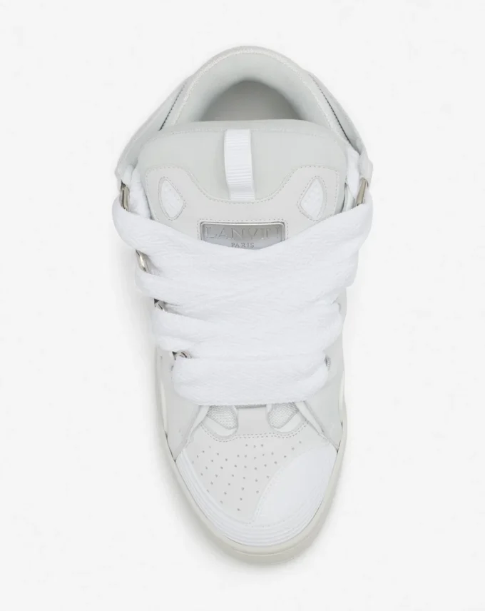 Leather Curb Sneakers