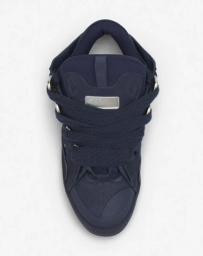 Leather Curb Sneakers