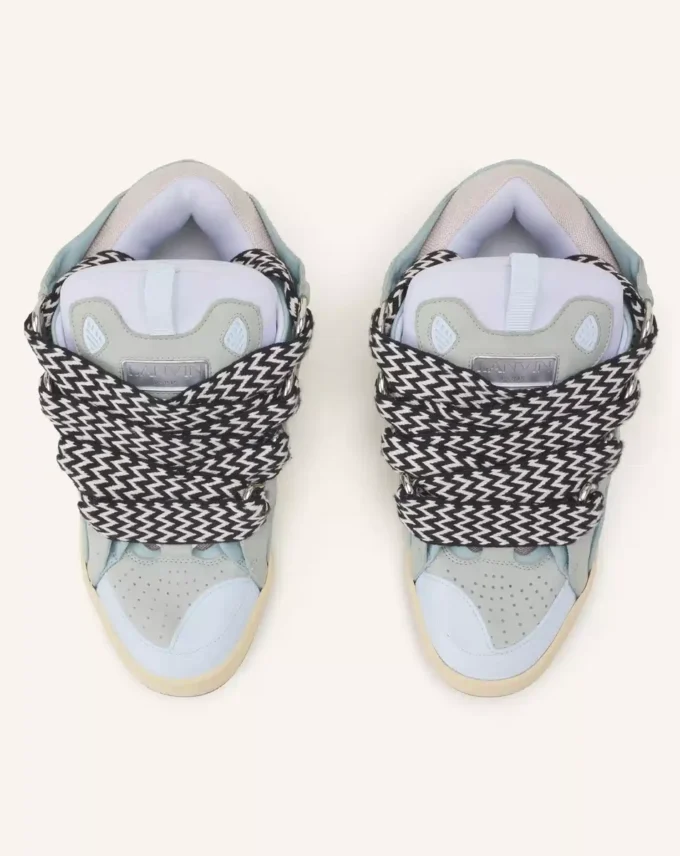 Leather Curb Sneakers