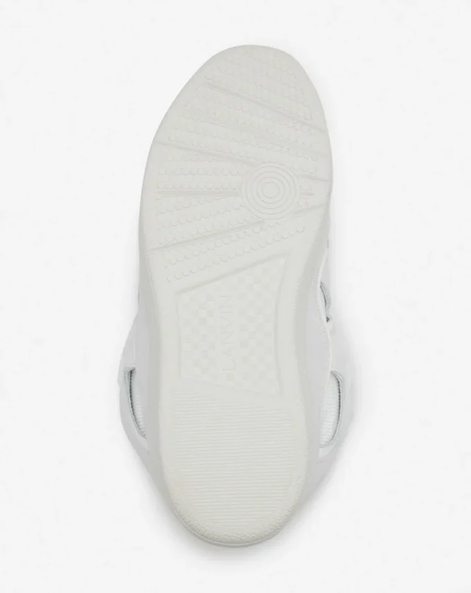 Leather Curb Sneakers
