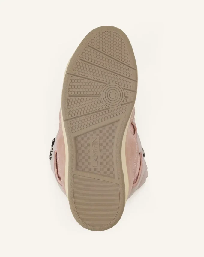 Leather Curb Sneakers