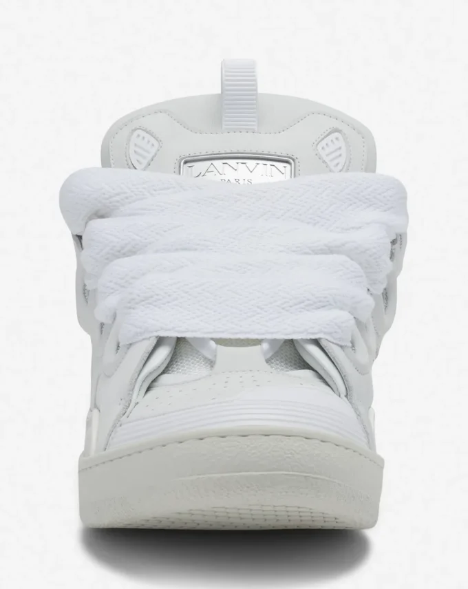 Leather Curb Sneakers