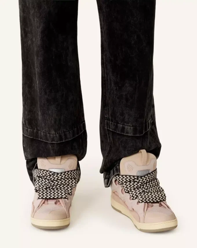 Leather Curb Sneakers Leather Curb Sneakers