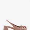 Leather Heeled Slingback Ballerina Leather Heeled Slingback Ballerina