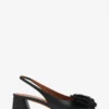 Leather Heeled Slingback Ballerina Leather Heeled Slingback Ballerina
