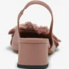 Leather Heeled Slingback Ballerina Leather Heeled Slingback Ballerina