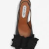Leather Heeled Slingback Ballerina Leather Heeled Slingback Ballerina