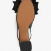 Leather Heeled Slingback Ballerina Leather Heeled Slingback Ballerina