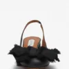 Leather Heeled Slingback Ballerina Leather Heeled Slingback Ballerina