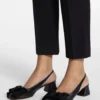 Leather Heeled Slingback Ballerina Leather Heeled Slingback Ballerina