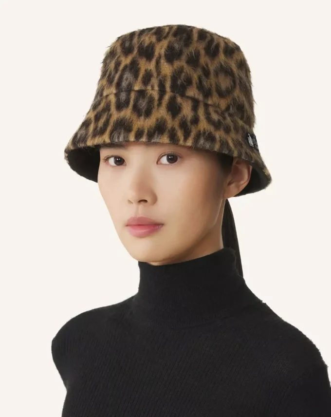 Leopard Print Reversible Bucket Hat Leopard Print Reversible Bucket Hat