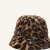 Leopard Print Reversible Bucket Hat Leopard Print Reversible Bucket Hat