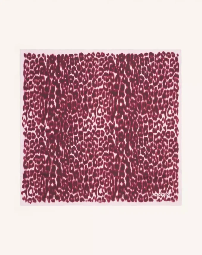 Leopard Print Silk Scarf Leopard Print Silk Scarf