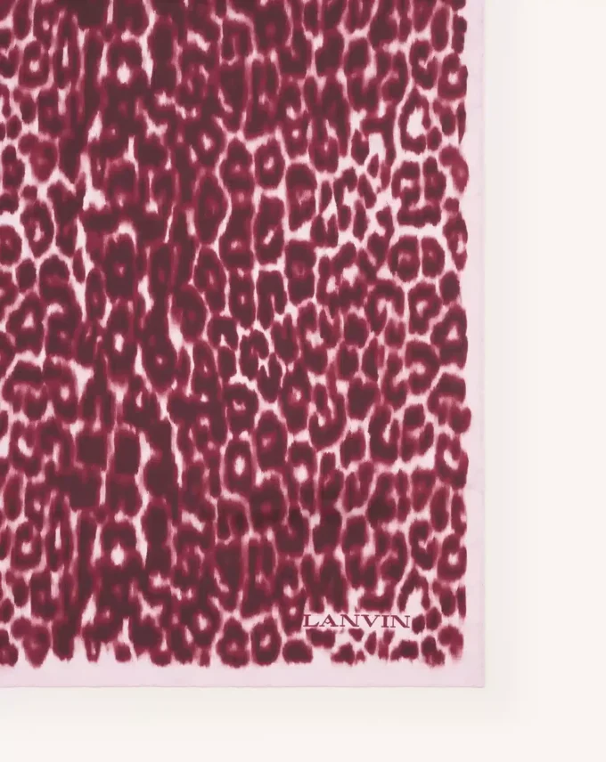 Leopard Print Silk Scarf Leopard Print Silk Scarf