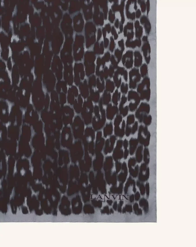 Leopard Print Silk Scarf Leopard Print Silk Scarf