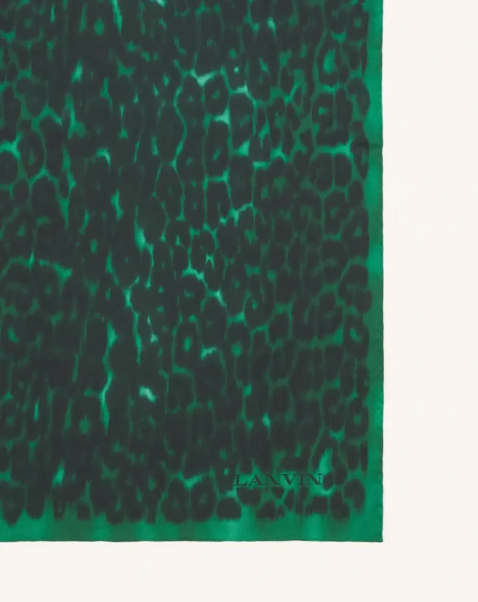 Leopard Print Silk Scarf Leopard Print Silk Scarf