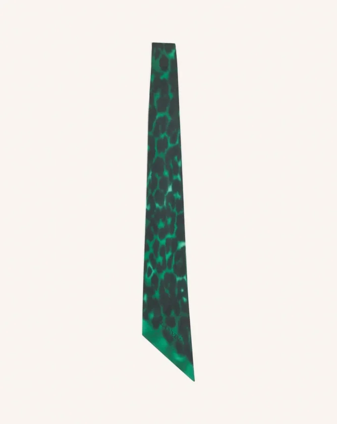 Leopard Print Silk Twilly Leopard Print Silk Twilly