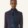 Leopard Print Silk Twilly Leopard Print Silk Twilly