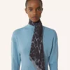 Leopard Print Silk Twilly Leopard Print Silk Twilly