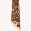 Leopard Print Silk Twilly Leopard Print Silk Twilly