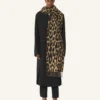 Leopard Print Wool Scarf Leopard Print Wool Scarf