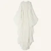 Long Dress in Plumetis Silk Long Dress in Plumetis Silk