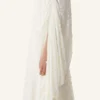 Long Dress in Plumetis Silk Long Dress in Plumetis Silk