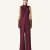 Long Jumpsuit in Satin Long Jumpsuit in Satin