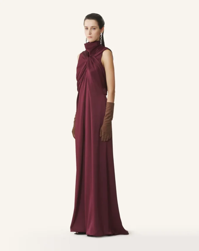 Long Jumpsuit in Satin Long Jumpsuit in Satin