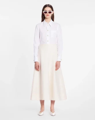 Long Sleeve Shirt in Poplin
