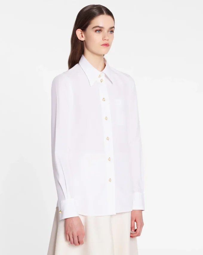 Long Sleeve Shirt in Poplin Long Sleeve Shirt in Poplin