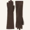 Long Slim Suede Gloves Long Slim Suede Gloves
