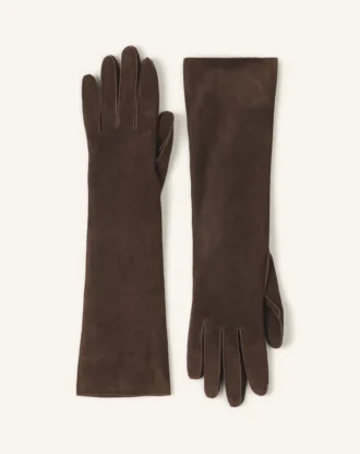 Long Slim Suede Gloves Long Slim Suede Gloves