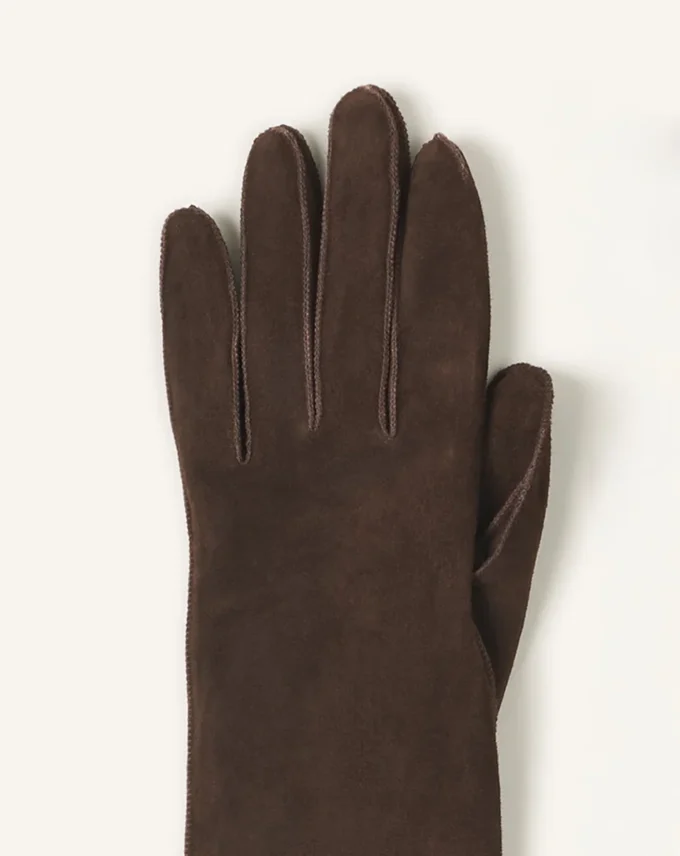 Long Slim Suede Gloves Long Slim Suede Gloves