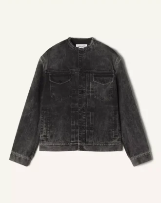 Loose Fit Washed Denim Jacket