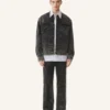 Loose Fit Washed Denim Jacket Loose Fit Washed Denim Jacket