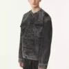 Loose Fit Washed Denim Jacket Loose Fit Washed Denim Jacket