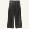 Loose Fit Washed Denim Pants Loose Fit Washed Denim Pants