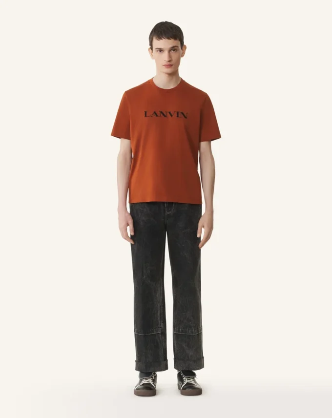 Loose Fit Washed Denim Pants Loose Fit Washed Denim Pants