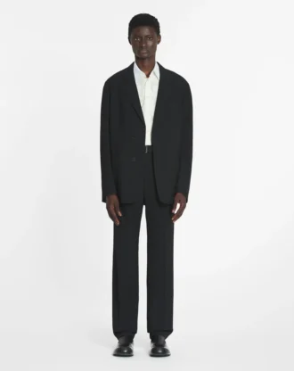 Loose-Fitting Wool Jacket