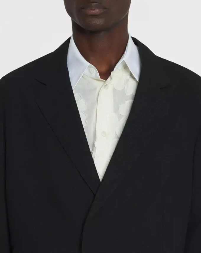Loose-Fitting Wool Jacket Loose-Fitting Wool Jacket