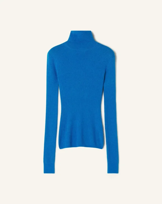 Merino Wool and Silk Turtleneck Sweater Merino Wool and Silk Turtleneck Sweater