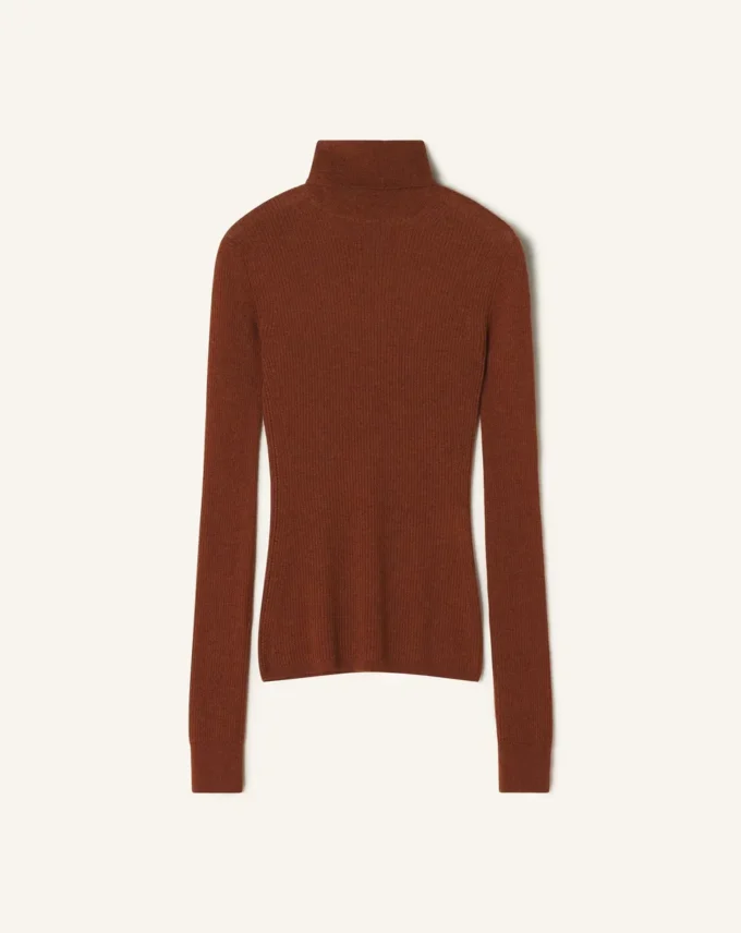 Merino Wool and Silk Turtleneck Sweater Merino Wool and Silk Turtleneck Sweater